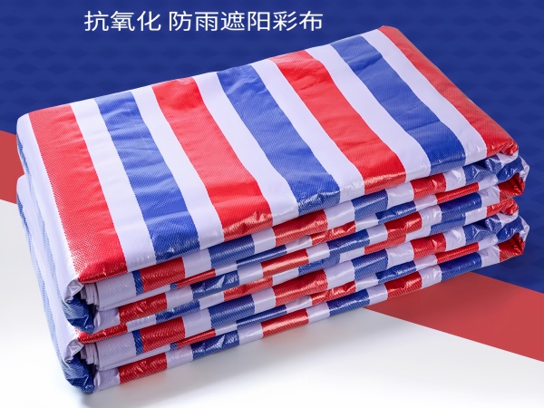 抗老化耐磨180克工程彩条布