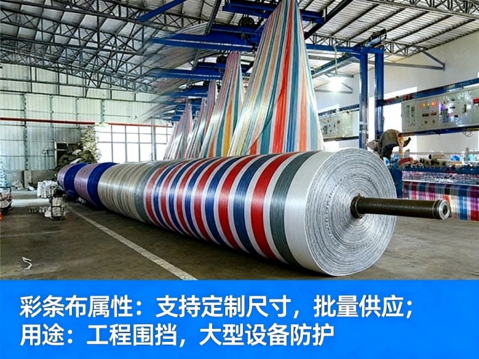 乌兰察布彩条布 聚丙烯编织布厂家直营